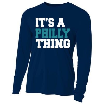 IT'S A PHILLY THING It's A Philadelphia Thing Fan Lover Cooling Performance Long Sleeve Crew