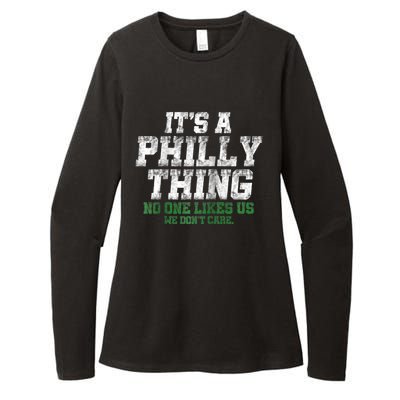 It's A Philly Thing Its A Philadelphia We Don't Care Womens CVC Long Sleeve Shirt