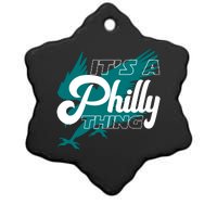 Its A Philly Thing Philadelphia Football Ceramic Star Ornament