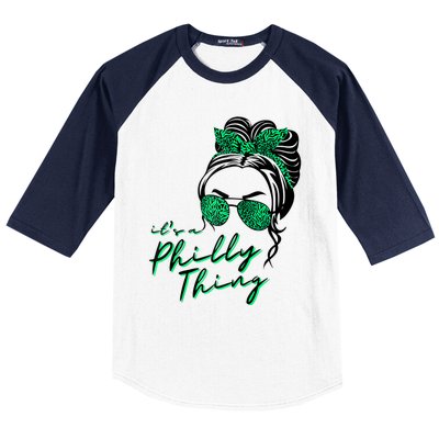 IT'S A PHILLY THING | Its A Philadelphia Thing Girl Bun Baseball Sleeve Shirt