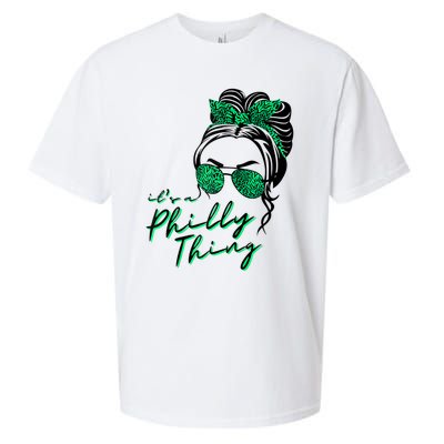 IT'S A PHILLY THING | Its A Philadelphia Thing Girl Bun Sueded Cloud Jersey T-Shirt