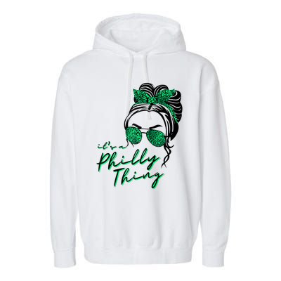 IT'S A PHILLY THING | Its A Philadelphia Thing Girl Bun Garment-Dyed Fleece Hoodie