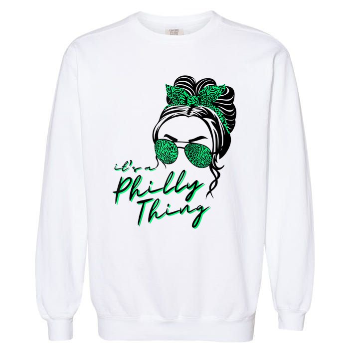 IT'S A PHILLY THING | Its A Philadelphia Thing Girl Bun Garment-Dyed Sweatshirt