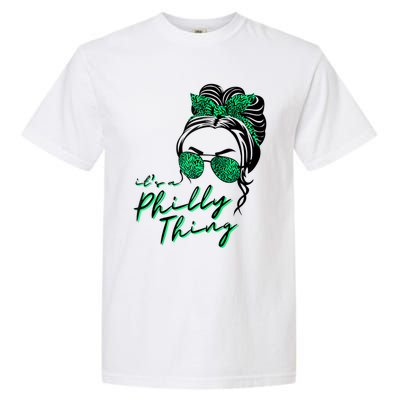 IT'S A PHILLY THING | Its A Philadelphia Thing Girl Bun Garment-Dyed Heavyweight T-Shirt