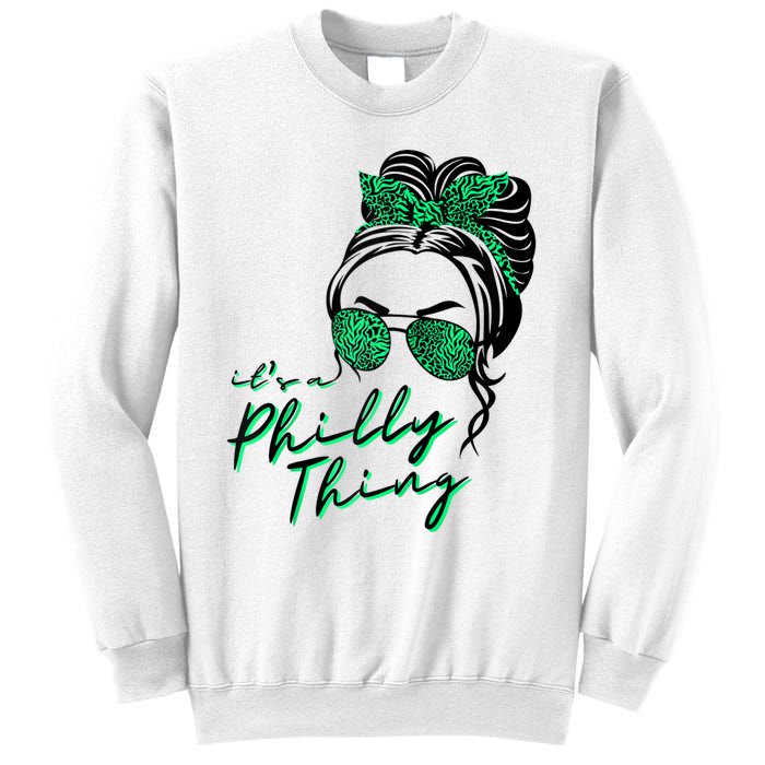 IT'S A PHILLY THING | Its A Philadelphia Thing Girl Bun Sweatshirt