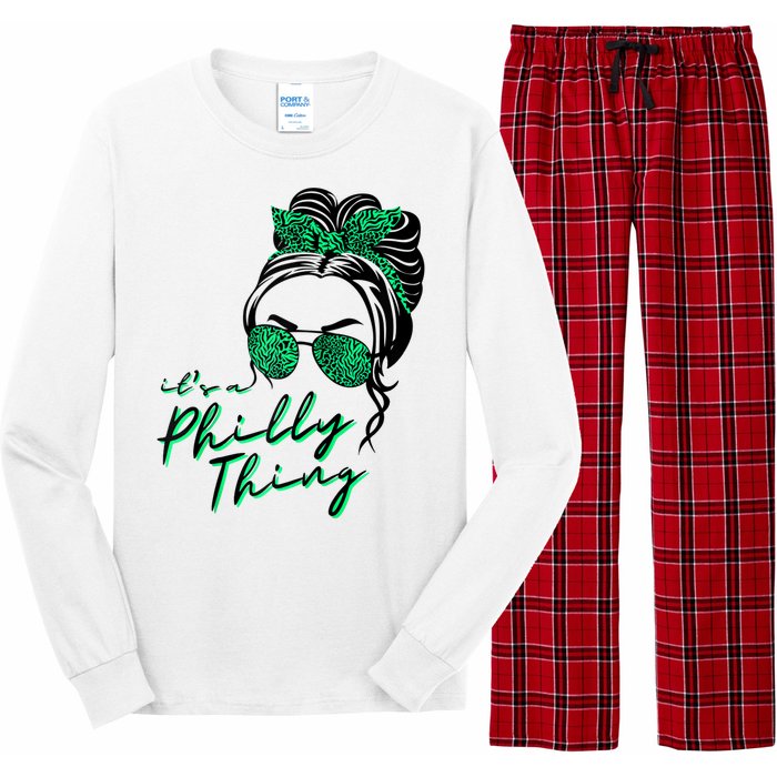 IT'S A PHILLY THING | Its A Philadelphia Thing Girl Bun Long Sleeve Pajama Set