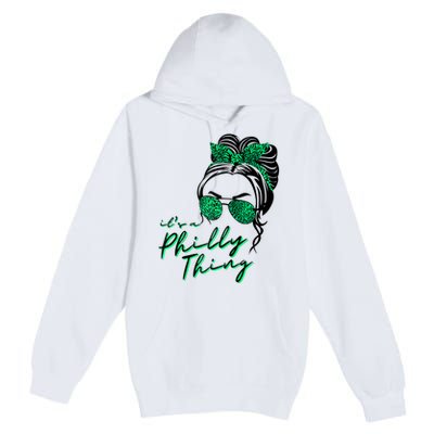 IT'S A PHILLY THING | Its A Philadelphia Thing Girl Bun Premium Pullover Hoodie