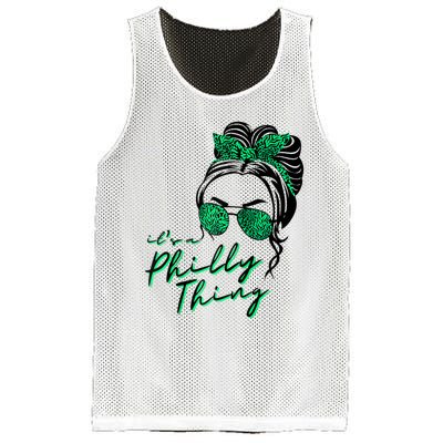 IT'S A PHILLY THING | Its A Philadelphia Thing Girl Bun Mesh Reversible Basketball Jersey Tank