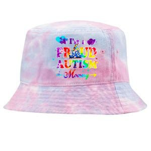 I'm A Proud Autism Mommy Tie Dye Gnome Gift Tie-Dyed Bucket Hat