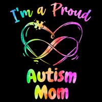 I’m a Proud Autism Mom Puzzle Heart Apron