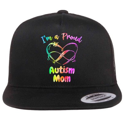I’m a Proud Autism Mom Puzzle Heart Flatbill Hat