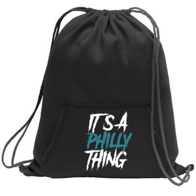 Its A Philly Thing Philadelphia Football Fan Bird Gang Sweatshirt Cinch Pack Bag