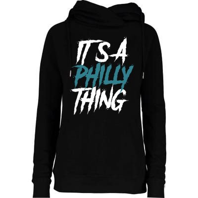 Its A Philly Thing Philadelphia Football Fan Bird Gang Womens Funnel Neck Pullover Hood