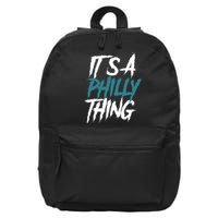 Its A Philly Thing Philadelphia Football Fan Bird Gang 16 in Basic Backpack