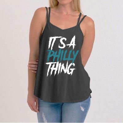 Its A Philly Thing Philadelphia Football Fan Bird Gang Women's Strappy Tank