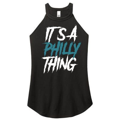 Its A Philly Thing Philadelphia Football Fan Bird Gang Women’s Perfect Tri Rocker Tank