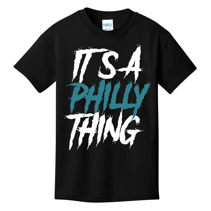 Its A Philly Thing Philadelphia Football Fan Bird Gang Kids T-Shirt