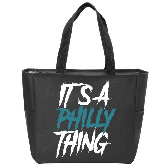 Its A Philly Thing Philadelphia Football Fan Bird Gang Zip Tote Bag