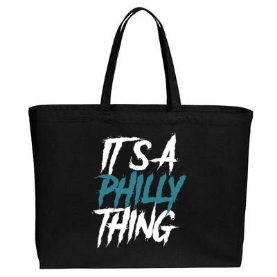 Its A Philly Thing Philadelphia Football Fan Bird Gang Cotton Canvas Jumbo Tote