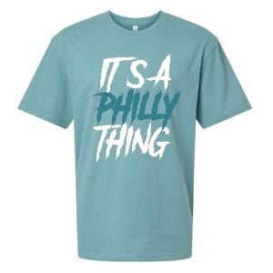 Its A Philly Thing Philadelphia Football Fan Bird Gang Sueded Cloud Jersey T-Shirt