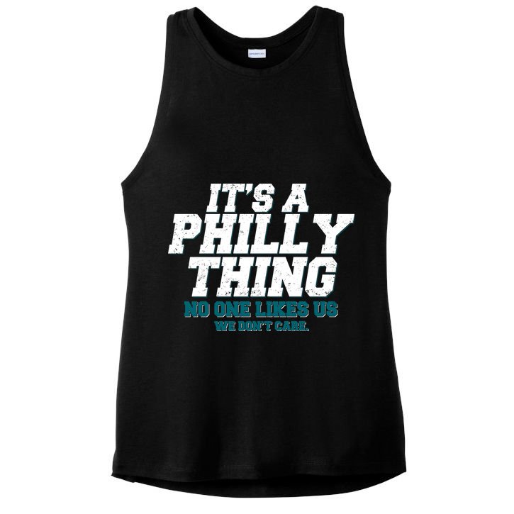 It's A Philly Thing No One Likes Us We Don't Care Football Fan Ladies PosiCharge Tri-Blend Wicking Tank
