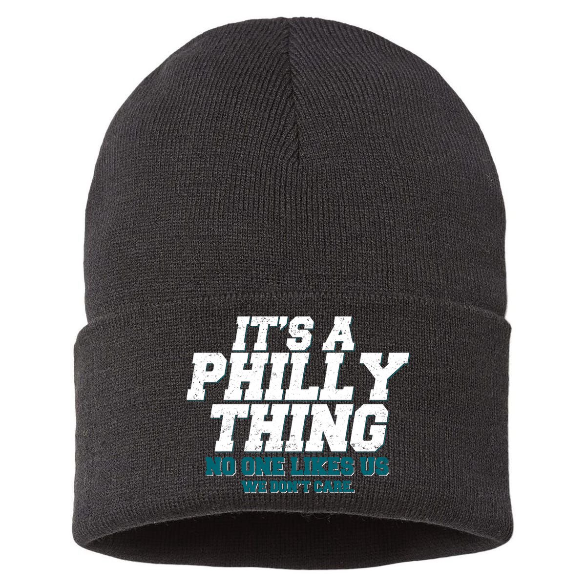 It's A Philly Thing No One Likes Us We Don't Care Football Fan Sustainable Knit Beanie