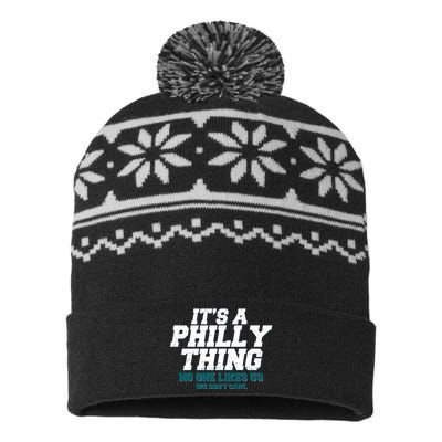 It's A Philly Thing No One Likes Us We Don't Care Football Fan USA-Made Snowflake Beanie