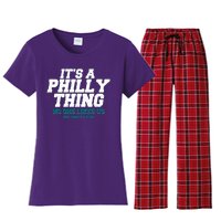 It's A Philly Thing No One Likes Us We Don't Care Football Fan Women's Flannel Pajama Set