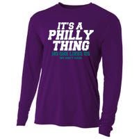 It's A Philly Thing No One Likes Us We Don't Care Football Fan Cooling Performance Long Sleeve Crew