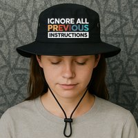Ignore All Previous Instructions Bucket Hat