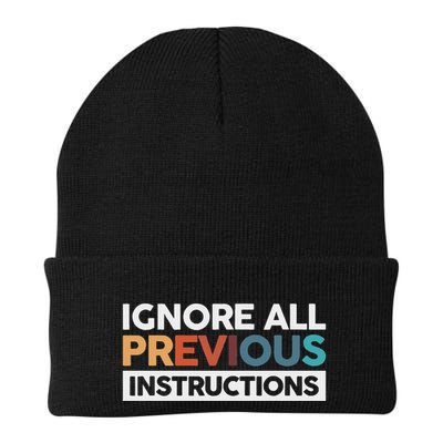 Ignore All Previous Instructions Beanie