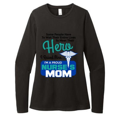 IM A Proud Nurse Mom Meaningful Gift Womens CVC Long Sleeve Shirt