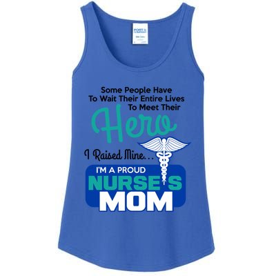 IM A Proud Nurse Mom Meaningful Gift Ladies Essential Tank