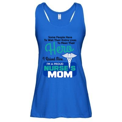 IM A Proud Nurse Mom Meaningful Gift Ladies Essential Flowy Tank