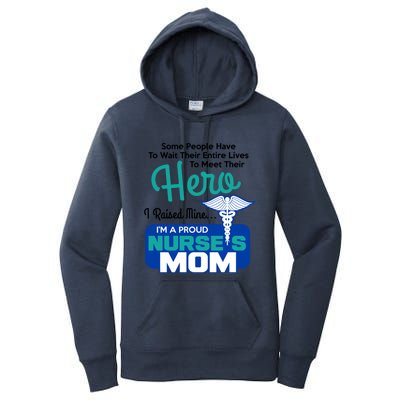 IM A Proud Nurse Mom Meaningful Gift Women's Pullover Hoodie