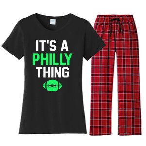 It's A Philly Thing Football Women's Flannel Pajama Set