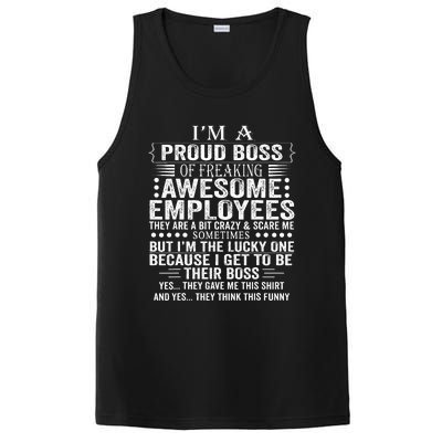 IM A Proud Boss Of Freaking Awesome Employees PosiCharge Competitor Tank