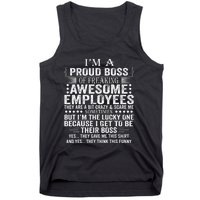 IM A Proud Boss Of Freaking Awesome Employees Tank Top