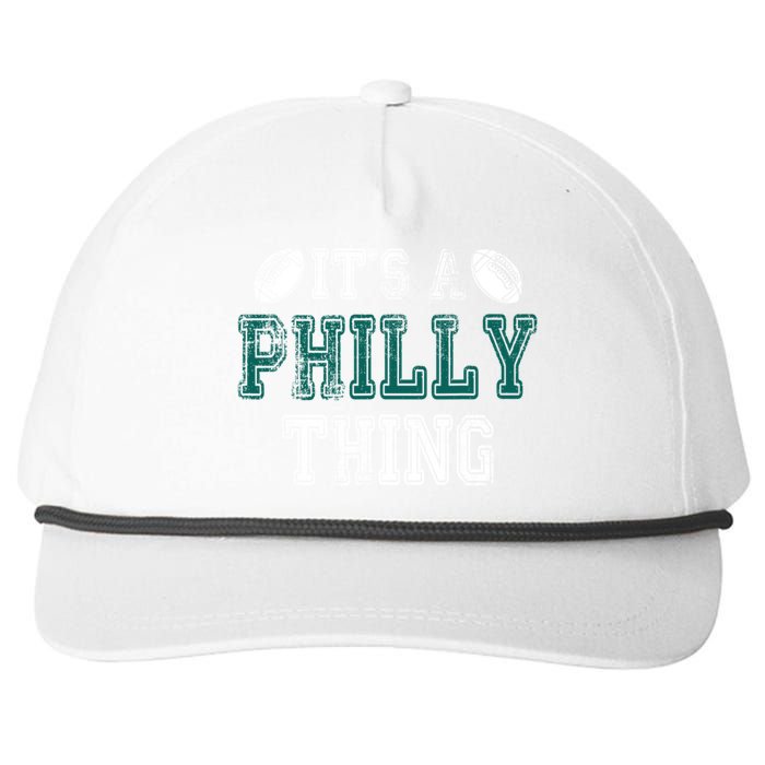 It's A Philly Thing Philadelphia Football Snapback Five-Panel Rope Hat