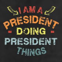 IM A President Doing President Things Cool Funny Christmas Beanie