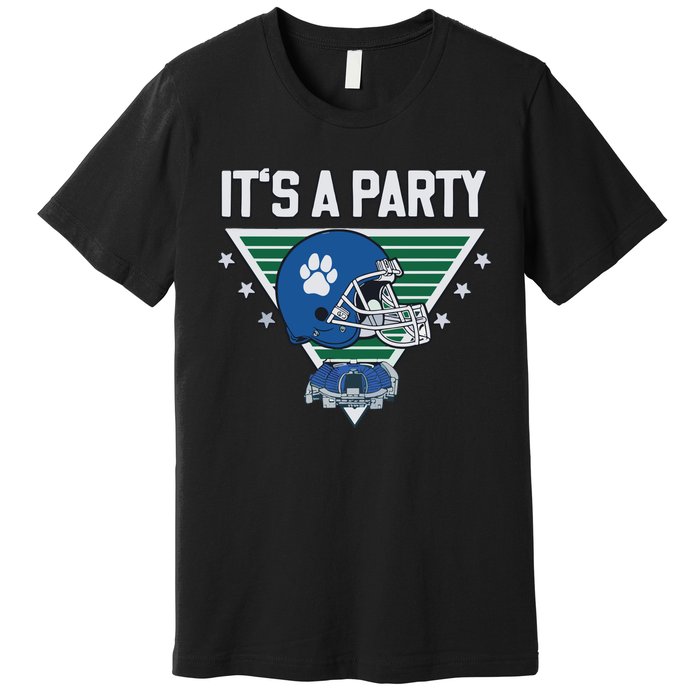 ItS A Party Helmet Vintage Premium T-Shirt