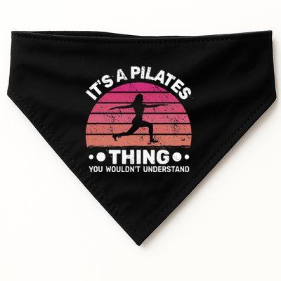 ItS A Pilates Thing For Women With Funny Sayings Fitness USA-Made Doggie Bandana