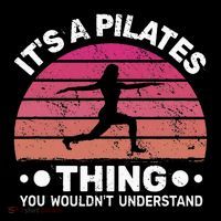 ItS A Pilates Thing For Women With Funny Sayings Fitness 16 in Basic Backpack