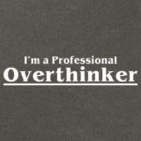 I'm A Professional Overthinker Gift Cotton Canvas Backpack