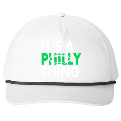 It's A Philly Thing Its A Philly Thing Philadelphia Football Snapback Five-Panel Rope Hat