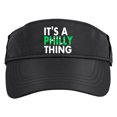 It's A Philly Thing Its A Philly Thing Philadelphia Football Adult Drive Performance Visor