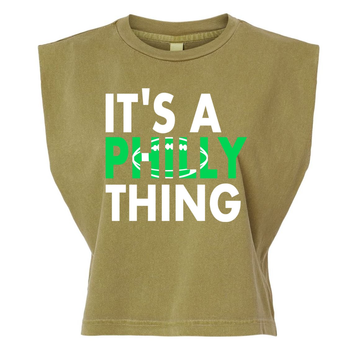 It's A Philly Thing Its A Philly Thing Philadelphia Football Garment-Dyed Women's Muscle Tee