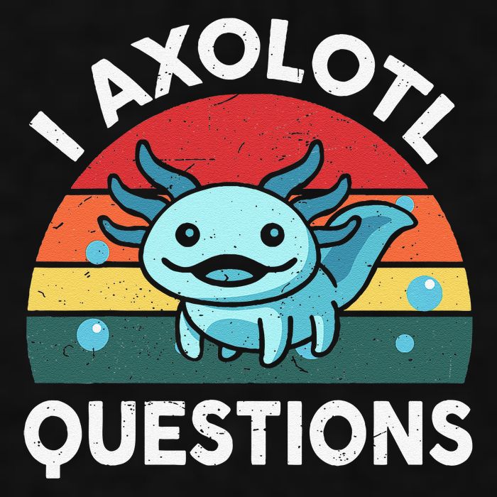 I Axolotl Questions Cute Axolotl Ladies PosiCharge Tri-Blend Wicking Tank