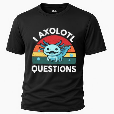 I Axolotl Questions Cute Axolotl Performance Shirt