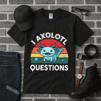 I Axolotl Questions Cute Axolotl Tall T-Shirt